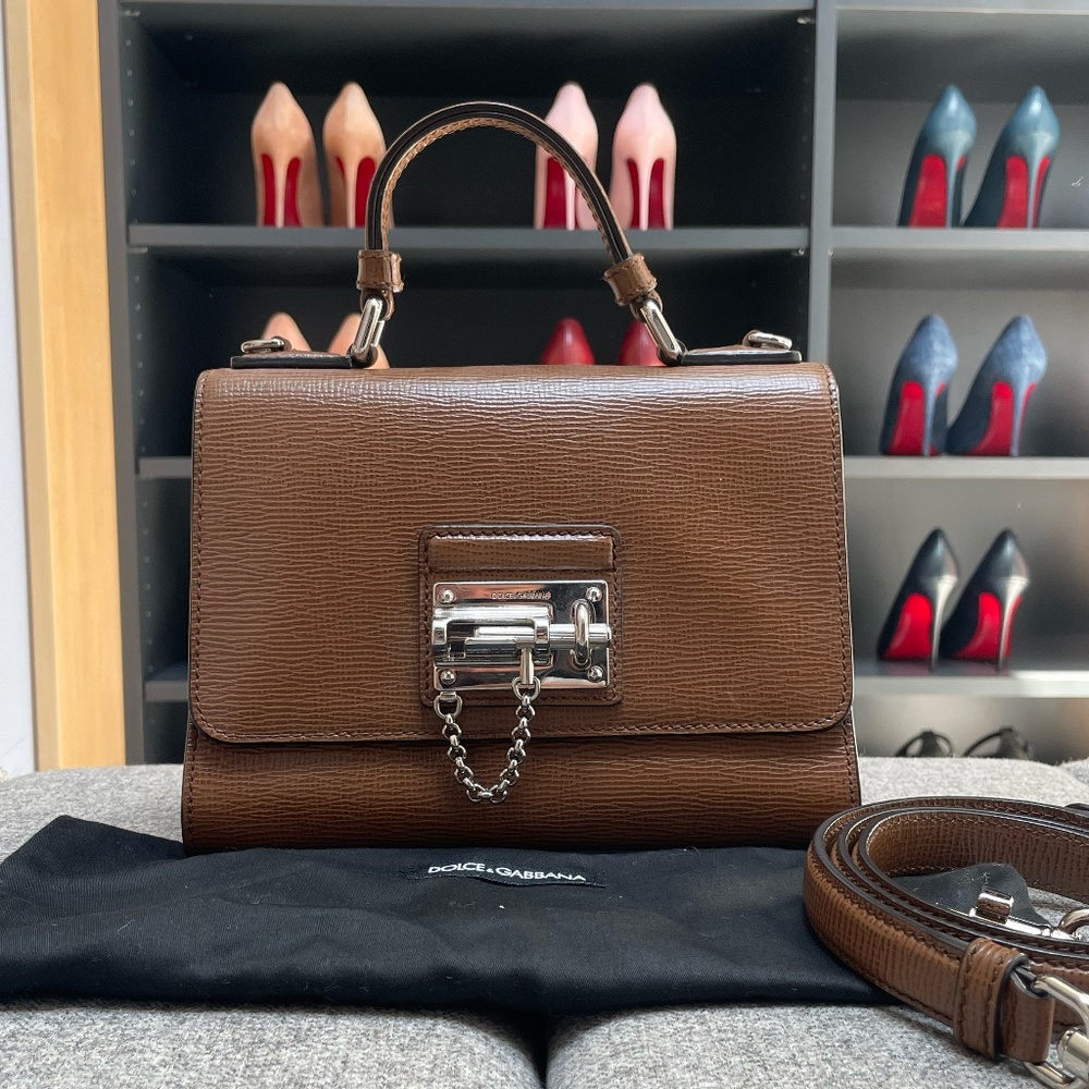 Dolce & Gabbana Brown Leather Handbag